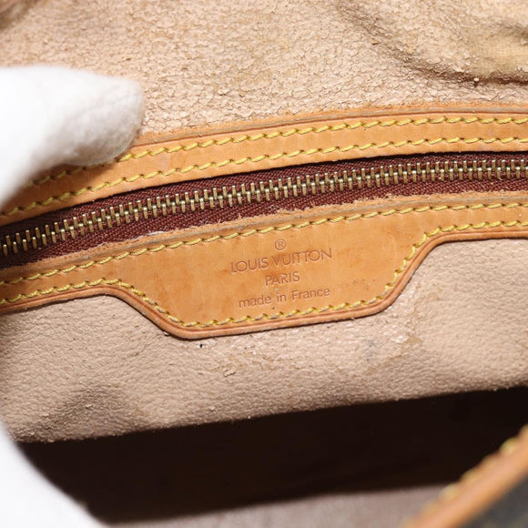 LOUIS VUITTON Monogram Bucket PM Shoulder Bag M42238 LV Auth ka4635
