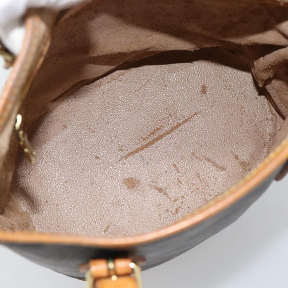 LOUIS VUITTON Monogram Bucket PM Shoulder Bag M42238 LV Auth ka4635