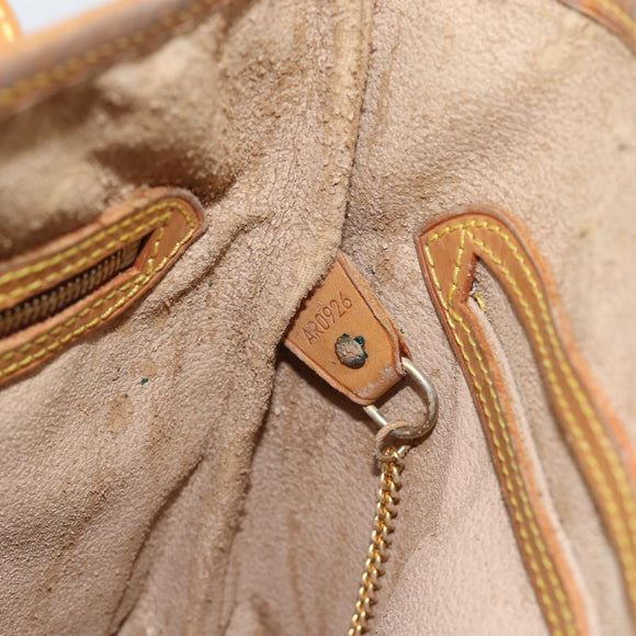 LOUIS VUITTON Monogram Bucket PM Shoulder Bag M42238 LV Auth ka4635