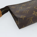 LOUIS VUITTON Monogram Poche Toilette 15 Etui M47546 LV Auth ka4639-16