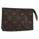 LOUIS VUITTON Monogram Poche Toilette 15 Etui M47546 LV Auth ka4639-1