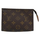 LOUIS VUITTON Monogram Poche Toilette 15 Etui M47546 LV Auth ka4639-13