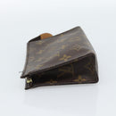 LOUIS VUITTON Monogram Poche Toilette 15 Etui M47546 LV Auth ka4639-3