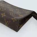 LOUIS VUITTON Monogram Poche Toilette 15 Etui M47546 LV Auth ka4639-7