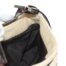 FENDI Zucca Canvas Mamma Baguette Shoulder Bag White Silver Auth ka4640M-22