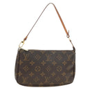 LOUIS VUITTON Monogram Pochette Accessoires Pouch M51980 LV Auth ka4644V-1