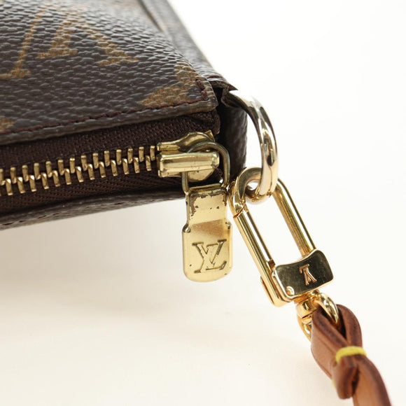 LOUIS VUITTON Monogram Pochette Accessoires Pouch M51980 LV Auth ka4644V