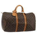 LOUIS VUITTON Monogram Keepall 50 Boston Bag M41426 LV Auth ka4646A-1
