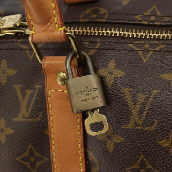 LOUIS VUITTON Monogram Keepall 50 Boston Bag M41426 LV Auth ka4646A