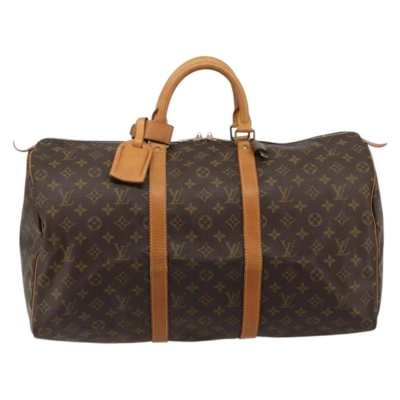 LOUIS VUITTON Monogram Keepall 50 Boston Bag M41426 LV Auth ka4646A