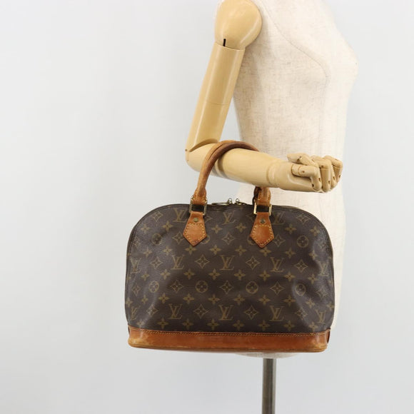 LOUIS VUITTON Monogram Alma Hand Bag M51130 LV Auth ka4649