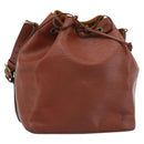 LOUIS VUITTON Epi Noe Shoulder Bag Brown M44028 LV Auth ka4650-1