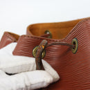 LOUIS VUITTON Epi Noe Shoulder Bag Brown M44028 LV Auth ka4650-10