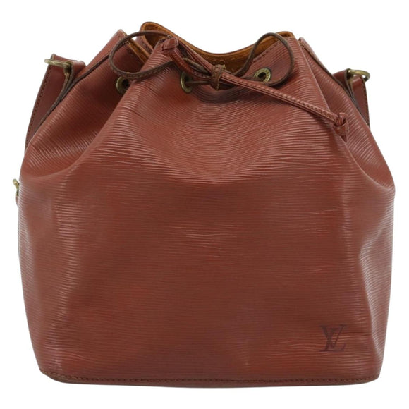 LOUIS VUITTON Epi Noe Shoulder Bag Brown M44028 LV Auth ka4650