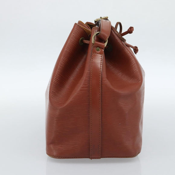 LOUIS VUITTON Epi Noe Shoulder Bag Brown M44028 LV Auth ka4650