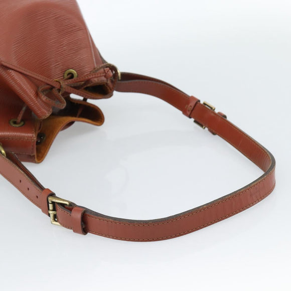 LOUIS VUITTON Epi Noe Shoulder Bag Brown M44028 LV Auth ka4650