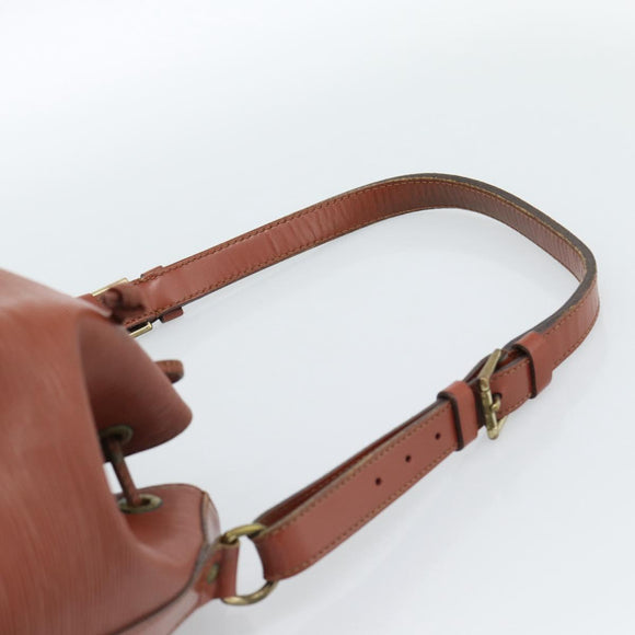 LOUIS VUITTON Epi Noe Shoulder Bag Brown M44028 LV Auth ka4650