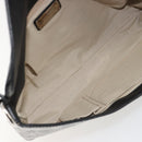 Salvatore Ferragamo Shoulder Bag Patent leather Black Silver Auth ka4653-11