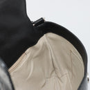 Salvatore Ferragamo Shoulder Bag Patent leather Black Silver Auth ka4653-19