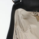 Salvatore Ferragamo Shoulder Bag Patent leather Black Silver Auth ka4653-20