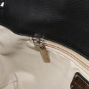 Salvatore Ferragamo Shoulder Bag Patent leather Black Silver Auth ka4653-21