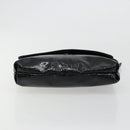 Salvatore Ferragamo Shoulder Bag Patent leather Black Silver Auth ka4653-5