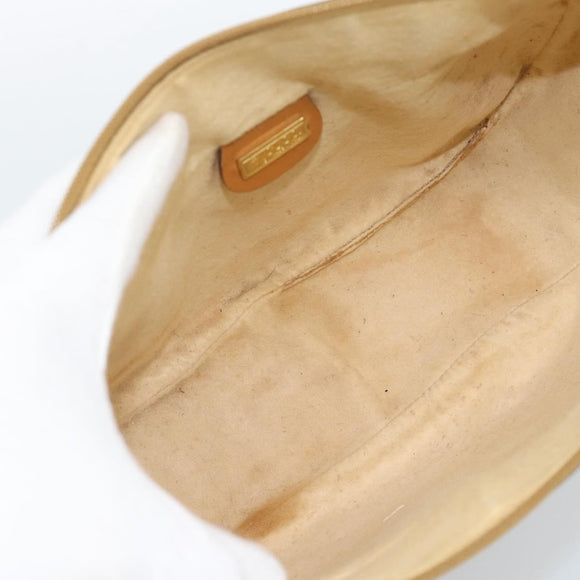 GUCCI Micro GG Supreme Web Sherry Line Bag PVC Beige 001 084 4001 Auth ka4655