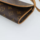 LOUIS VUITTON Monogram Pochette Twin GM Shoulder Bag M51852 LV Auth ka4656A-9