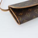 LOUIS VUITTON Monogram Pochette Twin GM Shoulder Bag M51852 LV Auth ka4656A-14