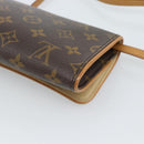 LOUIS VUITTON Monogram Pochette Twin GM Shoulder Bag M51852 LV Auth ka4656A-15