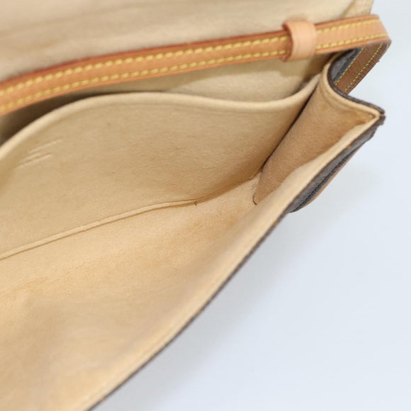 LOUIS VUITTON Monogram Pochette Twin GM Shoulder Bag M51852 LV Auth ka4656A