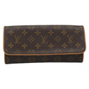 LOUIS VUITTON Monogram Pochette Twin GM Shoulder Bag M51852 LV Auth ka4656A-13