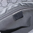 GUCCI GG Canvas Bamboo Hand Bag Black Silver 002 1016 Auth ka4657-10