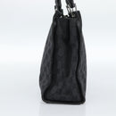 GUCCI GG Canvas Bamboo Hand Bag Black Silver 002 1016 Auth ka4657-3