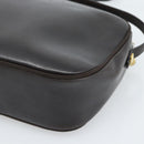 Salvatore Ferragamo Vala Shoulder Bag Leather Brown Gold Auth ka4659-15