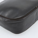Salvatore Ferragamo Vala Shoulder Bag Leather Brown Gold Auth ka4659-16