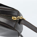 Salvatore Ferragamo Vala Shoulder Bag Leather Brown Gold Auth ka4659-10