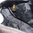 Salvatore Ferragamo Vala Shoulder Bag Leather Brown Gold Auth ka4659-18