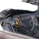Salvatore Ferragamo Vala Shoulder Bag Leather Brown Gold Auth ka4659-19