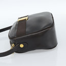 Salvatore Ferragamo Vala Shoulder Bag Leather Brown Gold Auth ka4659-3