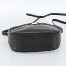 Salvatore Ferragamo Vala Shoulder Bag Leather Brown Gold Auth ka4659-5
