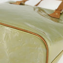 LOUIS VUITTON Monogram Vernis Houston Hand Bag Gris M91053 LV Auth ka466-16