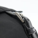 PRADA Shoulder Bag Nylon Black Silver Auth ka4660A-8