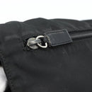 PRADA Shoulder Bag Nylon Black Silver Auth ka4660A-19