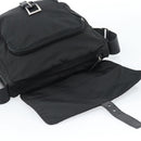 PRADA Shoulder Bag Nylon Black Silver Auth ka4660A-9