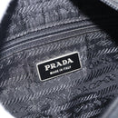 PRADA Shoulder Bag Nylon Black Silver Auth ka4660A-22