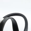 FENDI Pecan Canvas Backpack PVC Black Brown gold Auth ka4662-14