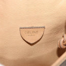 CELINE Macadam Canvas Shoulder Bag PVC Leather Brown Gold Auth ka4664-15