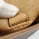 CELINE Macadam Canvas Shoulder Bag PVC Leather Brown Gold Auth ka4664-19