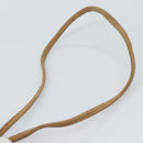 CELINE Macadam Canvas Shoulder Bag PVC Leather Brown Gold Auth ka4664-8